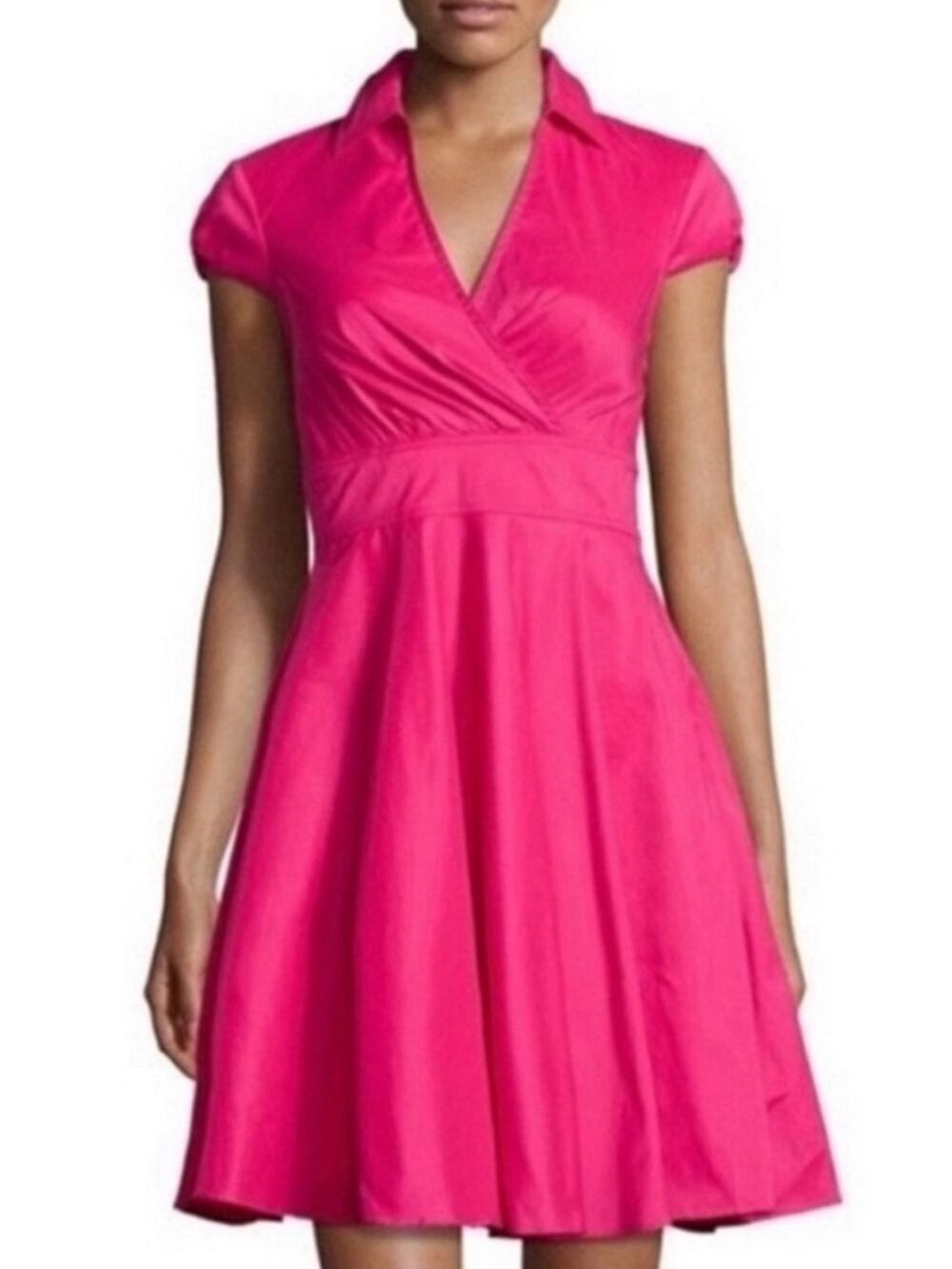 Betsey Johnson NWOT Y2K Pink Label Sz 8
Dress Fit Flare Cap Sleeve
